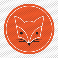 Predesigned Fox logo by Aga Grandowicz. Icon only.
