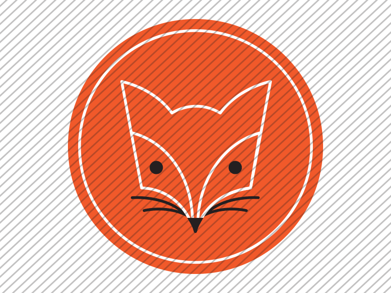 Predesigned Fox logo by Aga Grandowicz. Icon only.